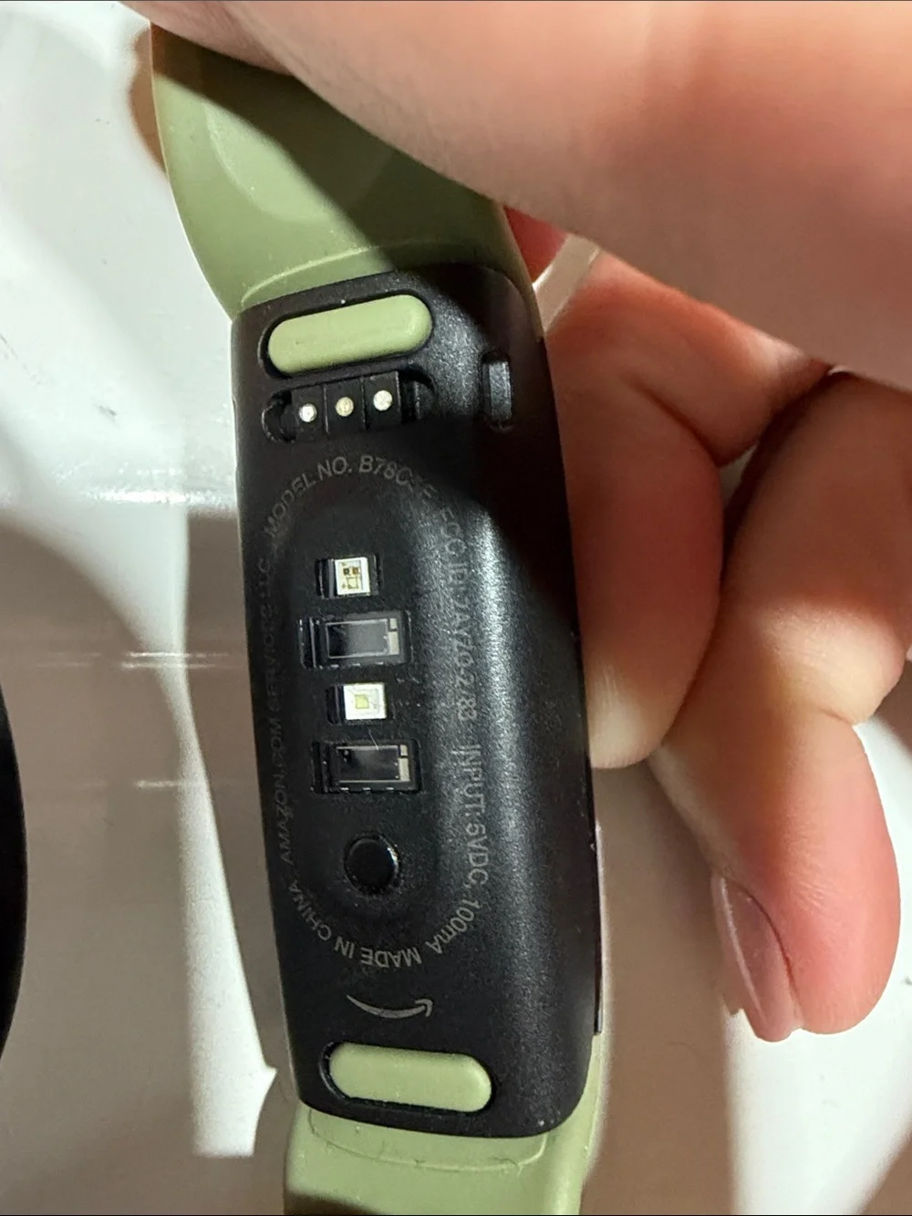 Amazon Halo Olive Green Fitness Tracker Smart Band